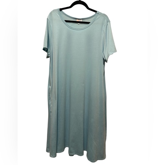 LuLaRoe Dresses & Skirts - Sky Blue Jessie Dress With Pockets